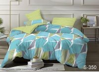 Постельное белье сатин люкс TAG - S350, полуторный